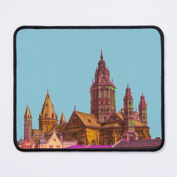 Item preview, nostalgic view of Mainz Cathedral, great sight in Germany designed and sold by Mauswohn.