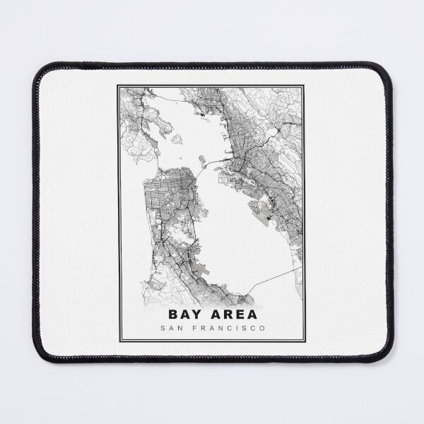 Item preview, Bay Area Map designed and sold by Tamas Das.