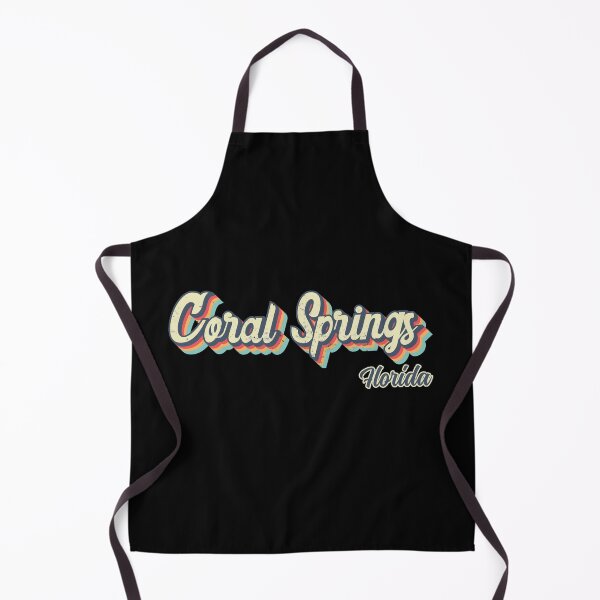 Item preview, Coral Springs city Florida Retro Vintage 70s rainbow designed and sold by Teelogic.