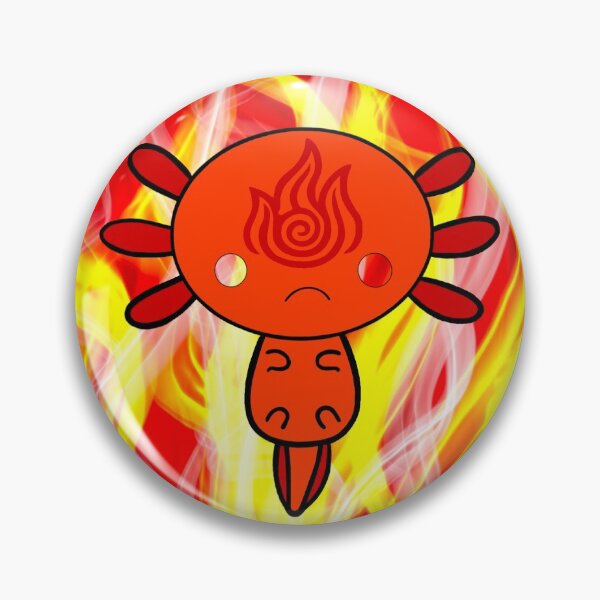 Item preview, Fire Nation Axolotl designed and sold by Angry-Axolotl.