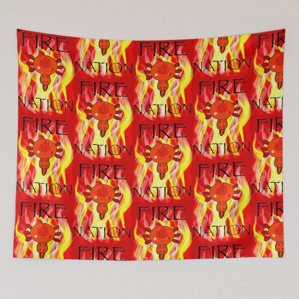 Item preview, Fire Nation Axolotl designed and sold by Angry-Axolotl.