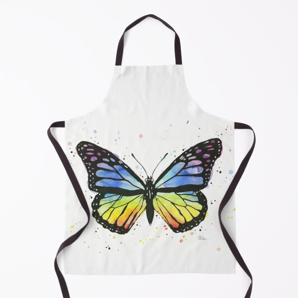 Item preview, Rainbow Butterfly Watercolor designed and sold by Olga Shvartsur.