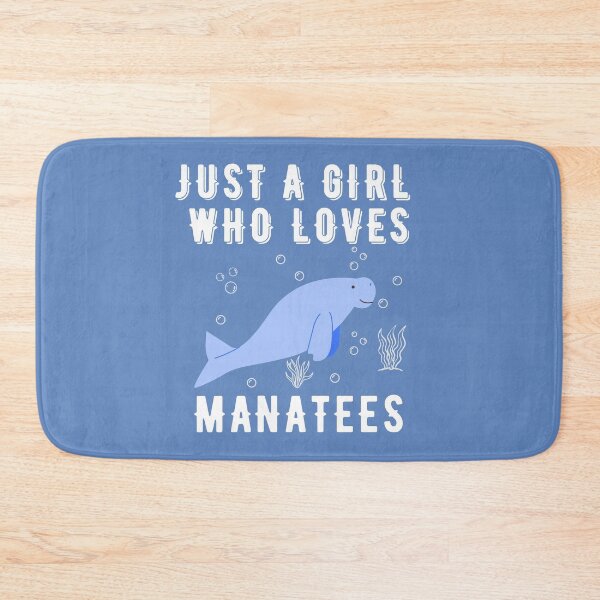 Item preview, Just A Girl Who Loves Manatees designed and sold by tnwbank.
