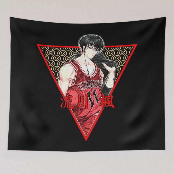Item preview, kaede rukawa triangle japan style art designed and sold by johnngobosart.