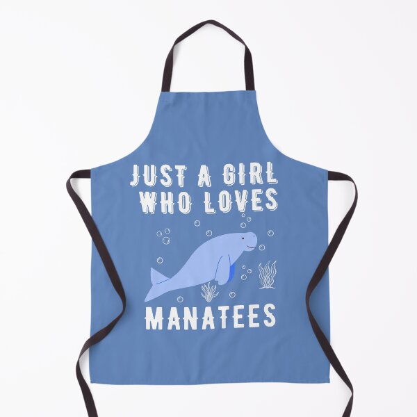 Item preview, Just A Girl Who Loves Manatees designed and sold by tnwbank.