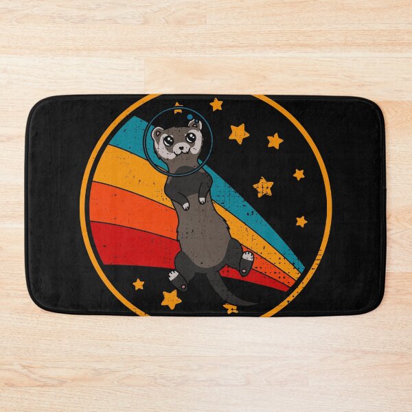 Item preview, Cute Vintage Sable Mitt Ferret Owner Retro Ferret In Space designed and sold by JokeGysen.