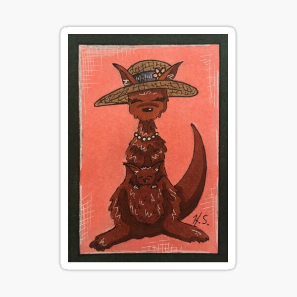 Kangaroo Sticker
