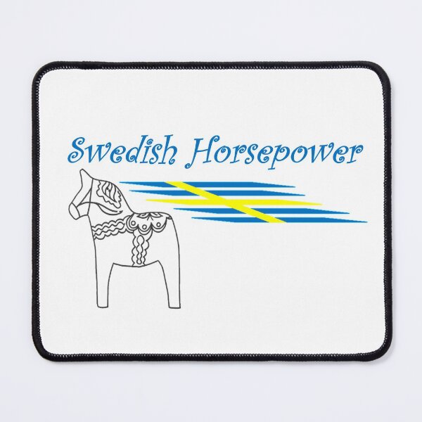 Item preview, Swedish Horsepower Wind Flag designed and sold by HighCountry2021.
