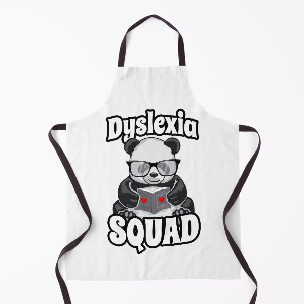 Item preview, Dyslexia Squad Therapist Dyslexic Therapy Panda Book Heart designed and sold by GrandeDuc.