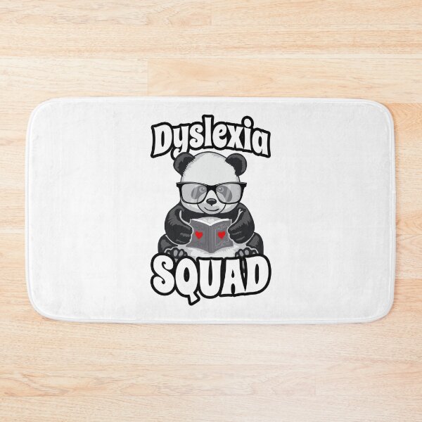 Item preview, Dyslexia Squad Therapist Dyslexic Therapy Panda Book Heart designed and sold by GrandeDuc.