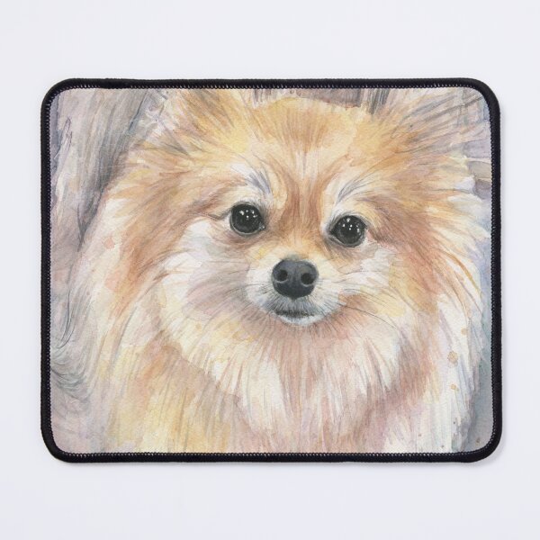 Item preview, Pomeranian Watercolor Portrait designed and sold by Olga Shvartsur.