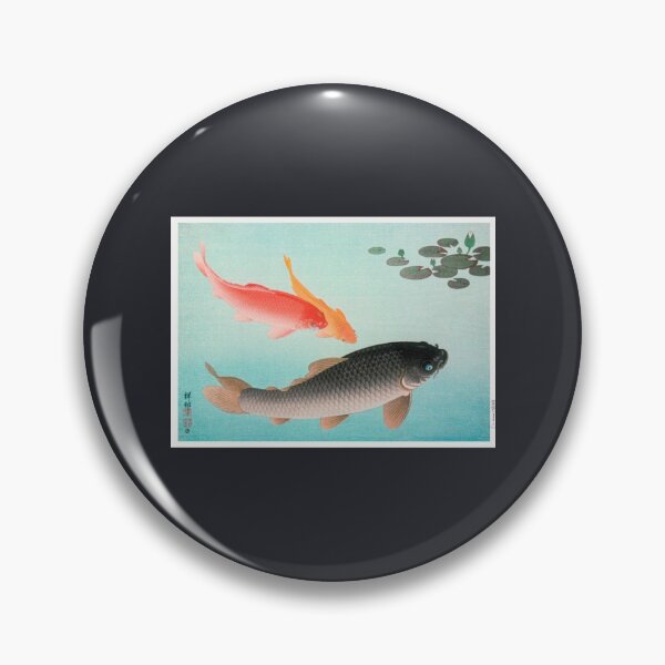 Item preview, Common and Golden Carp - Japanese Art designed and sold by ParkoIrving.