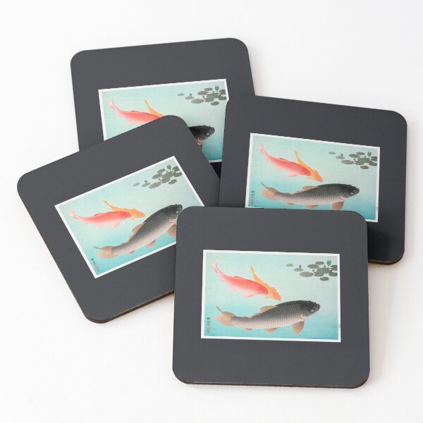 Item preview, Common and Golden Carp - Japanese Art designed and sold by ParkoIrving.