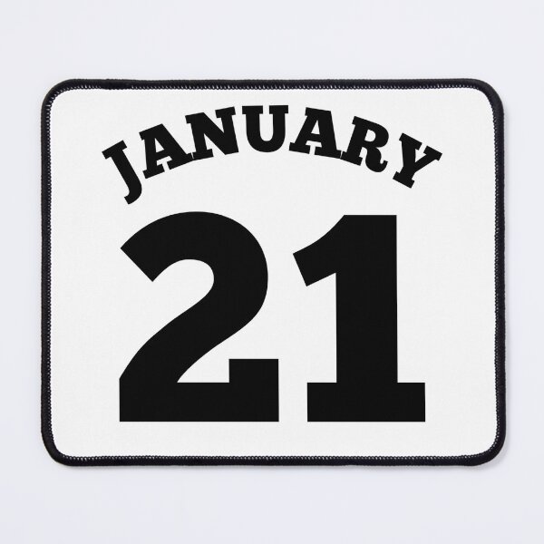 Item preview, 21st of January designed and sold by BlueThrow.