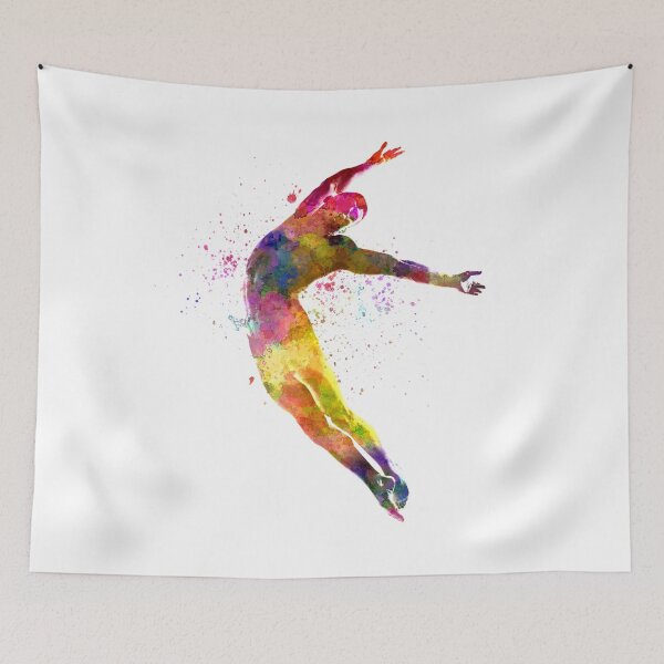 Item preview, Contemporary male dance in watercolor  designed and sold by paulrommer.
