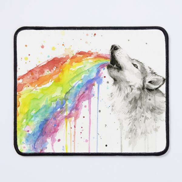 Item preview, Wolf and Rainbow designed and sold by Olga Shvartsur.