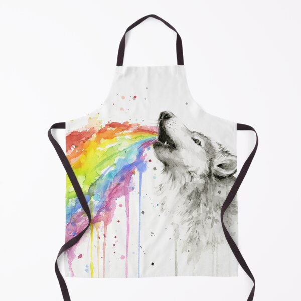 Item preview, Wolf and Rainbow designed and sold by Olga Shvartsur.