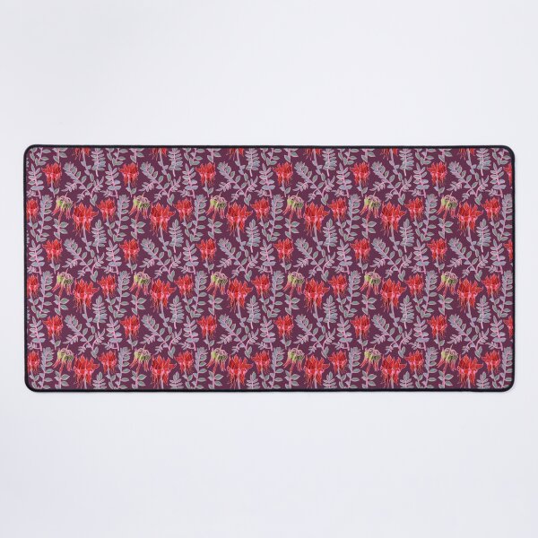 Item preview, Modern Australian Sturt Desert Pea Pattern designed and sold by Sketchbook Designs.
