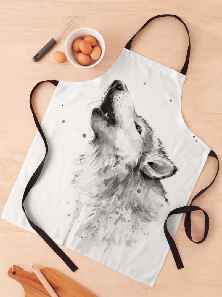 Wolf Rainbow Watercolor Women's T-Shirt by Olga Shvartsur - Pixels