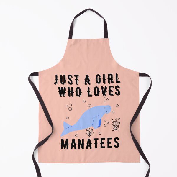 Item preview, Just A Girl Who Loves Manatees designed and sold by tnwbank.
