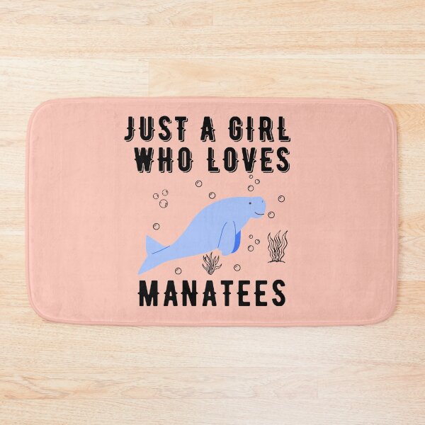 Item preview, Just A Girl Who Loves Manatees designed and sold by tnwbank.