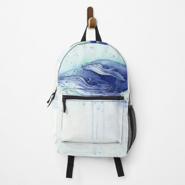 Item preview, Humpback Whale Mom and Baby Painting designed and sold by Olga Shvartsur.