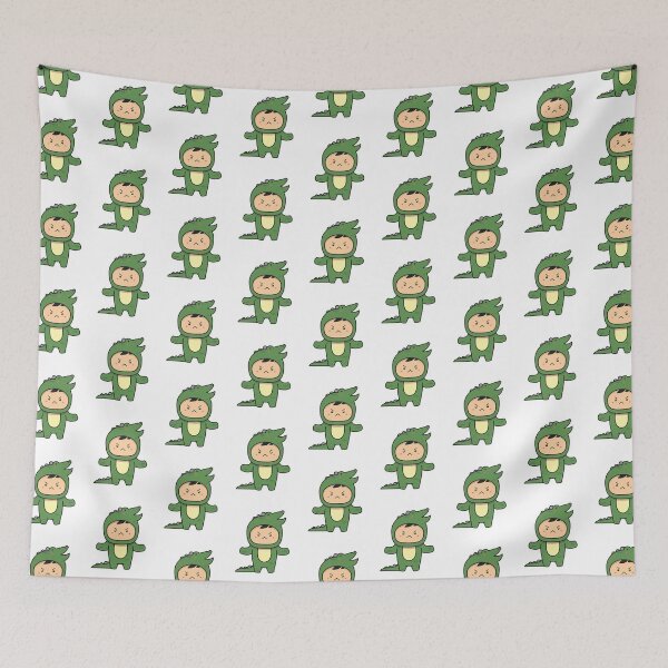 Item preview, Cute Baby Cosplaying Crocodile designed and sold by andriandesain.