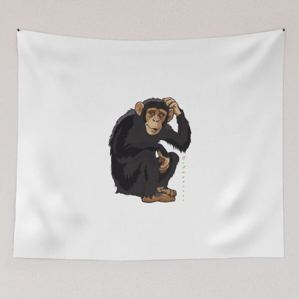 Item preview, Cartoon Logo of a Chimpanzee.....!! designed and sold by VIVEK KUMAR RAI.