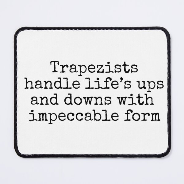 Item preview, Trapezists handle life's ups and downs with impeccable form designed and sold by MuggyandMo.
