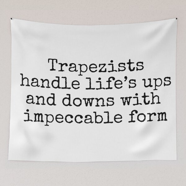 Item preview, Trapezists handle life's ups and downs with impeccable form designed and sold by MuggyandMo.