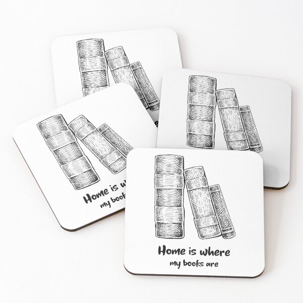 Item preview, Home Is Where My Books Are designed and sold by LKDesigns24.