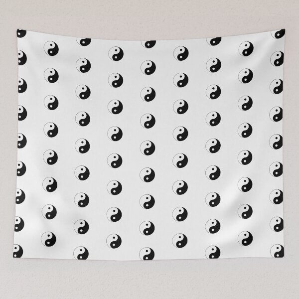 Item preview, Black Yin-Yang Symbol Taoist Design designed and sold by KarmalBun.
