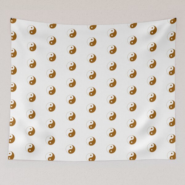 Item preview, Orange Yin-Yang Symbol Taoist Design designed and sold by KarmalBun.