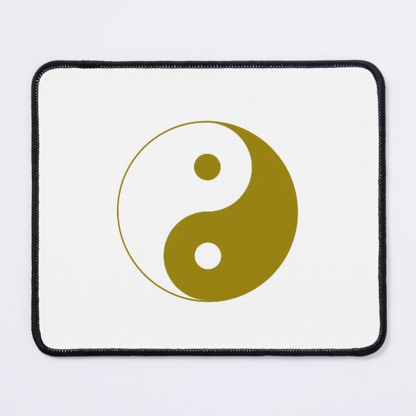 Item preview, Yellow Yin-Yang Symbol Taoist Design designed and sold by KarmalBun.