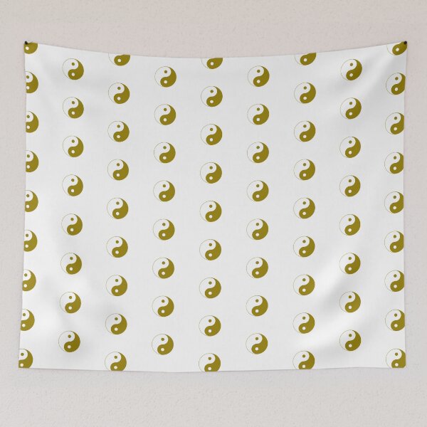 Item preview, Yellow Yin-Yang Symbol Taoist Design designed and sold by KarmalBun.