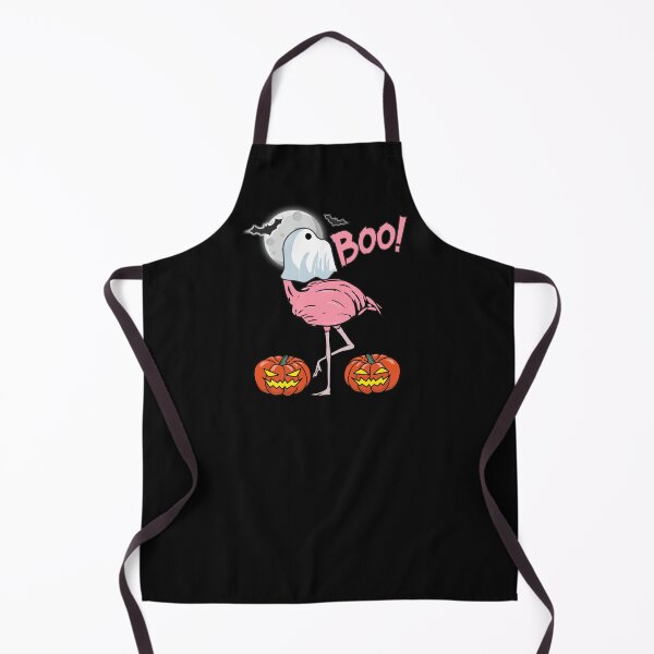 Item preview, Halloween Flamingo Ghost Costume Jack O'Lantern Pumpkin Boo designed and sold by alenaz.