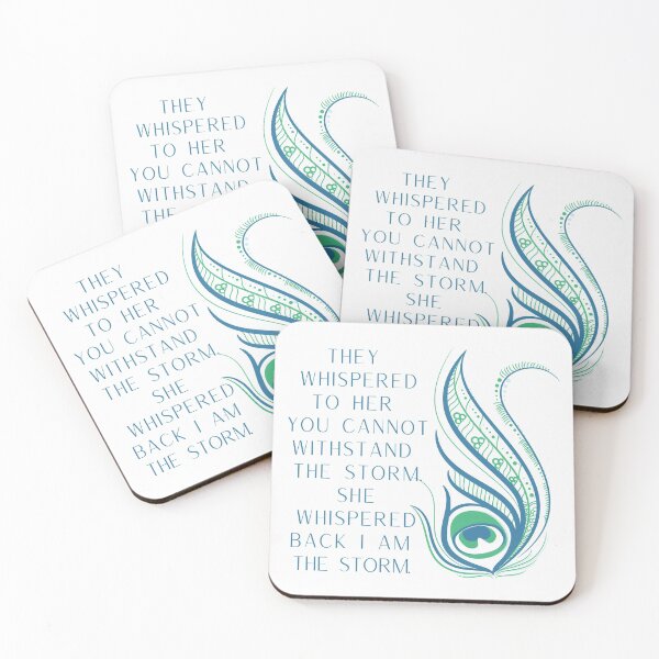 Item preview, She whispered back I am the storm designed and sold by Auntieck.