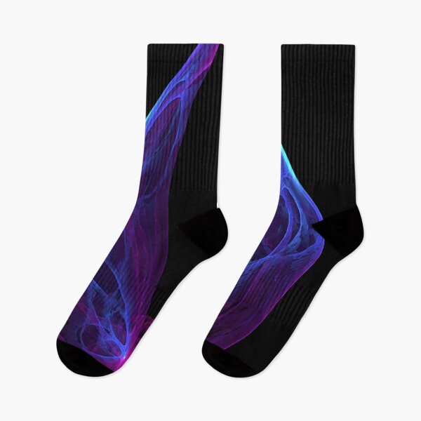 Item preview, purple blue lightning psychedelic drop vibrant design 3 designed and sold by BelAnnGrey.