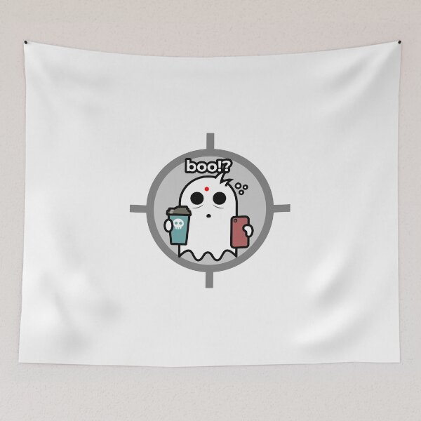 Item preview, Halloween Target Cute Ghost Boo designed and sold by BoldTigerDesign.