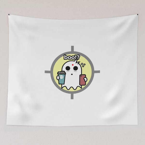 Item preview, Halloween Target Cute Ghost Boo designed and sold by BoldTigerDesign.