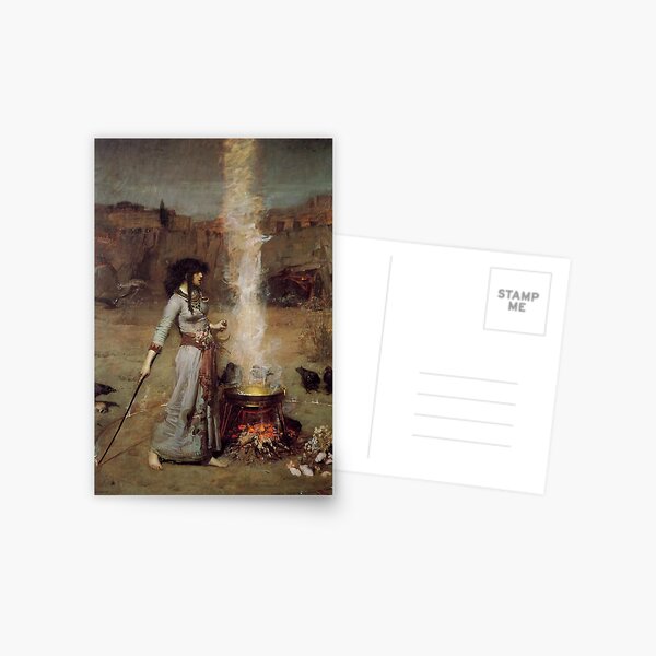 Item preview, John William Waterhouse - The Magic Circle designed and sold by Vivanne-art.