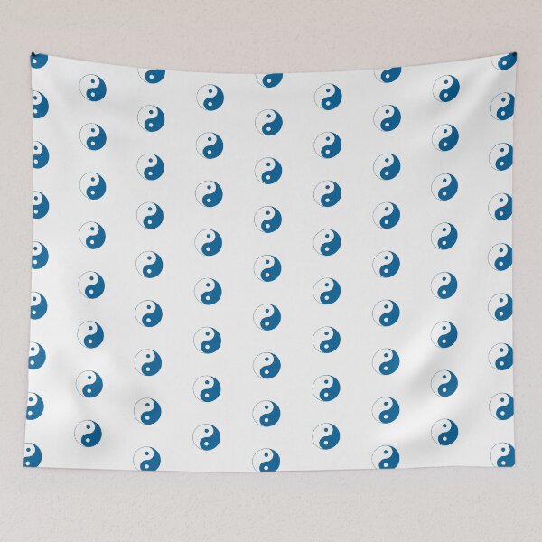 Item preview, Blue Yin-Yang Symbol Taoist Design designed and sold by KarmalBun.