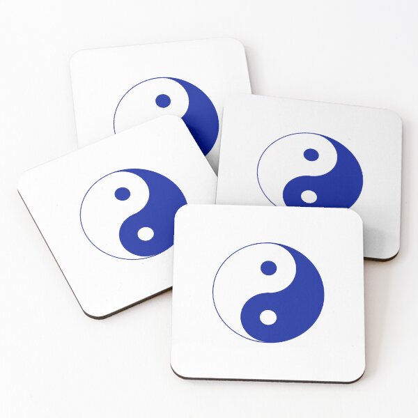 Item preview, Dark Blue Yin-Yang Symbol Taoist Design designed and sold by KarmalBun.