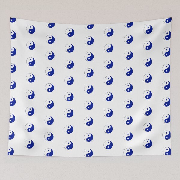 Item preview, Dark Blue Yin-Yang Symbol Taoist Design designed and sold by KarmalBun.