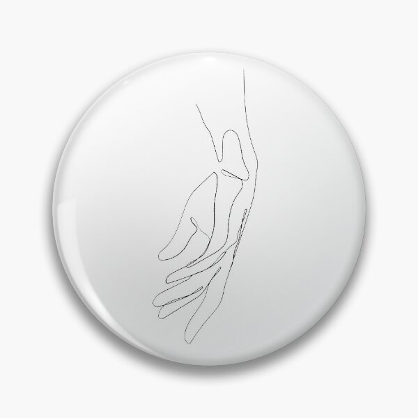 Item preview, Minimalist hand line art 15 designed and sold by AlohaArtsy.