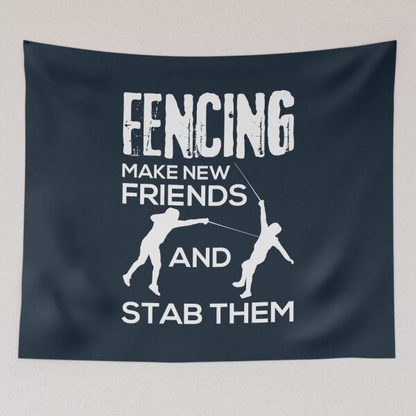 Item preview, Fencing Make New Friends And Stab Them designed and sold by CarlesPuyol.