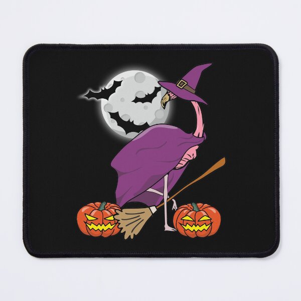 Item preview, Halloween Flamingo Witch Costume Jack O'Lantern Pumpkin designed and sold by alenaz.