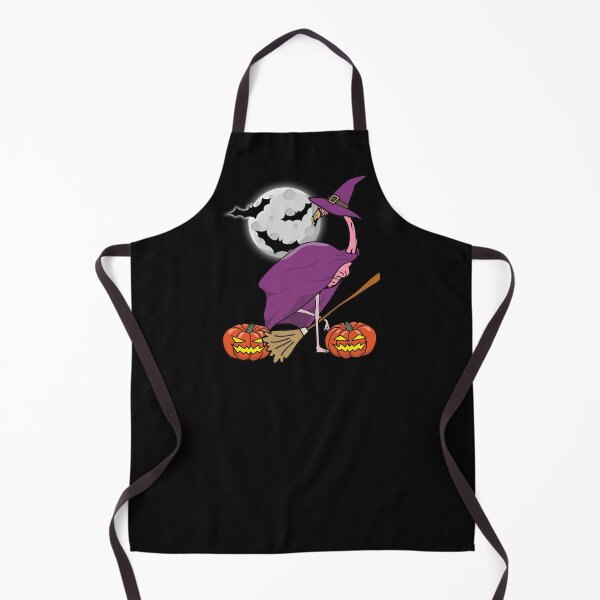 Item preview, Halloween Flamingo Witch Costume Jack O'Lantern Pumpkin designed and sold by alenaz.