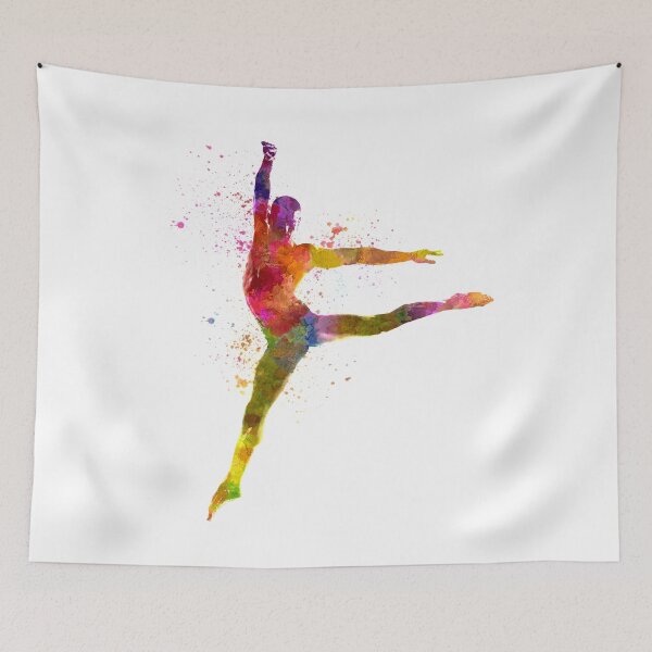 Item preview, Contemporary male dance in watercolor  designed and sold by paulrommer.