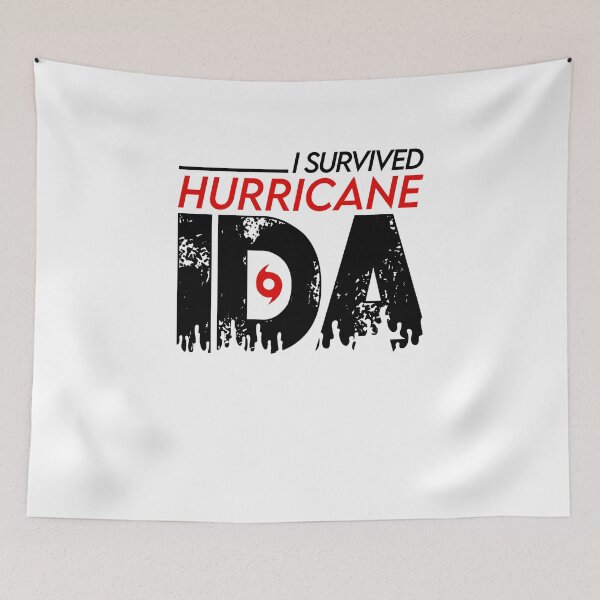 Item preview, I Survived Hurricane Ida designed and sold by timothybakerhi.